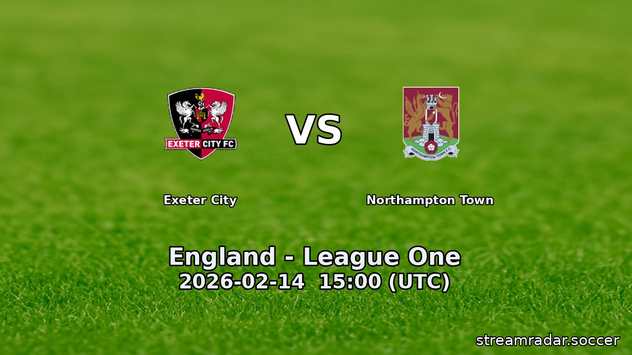 Exeter City vs Northampton Town