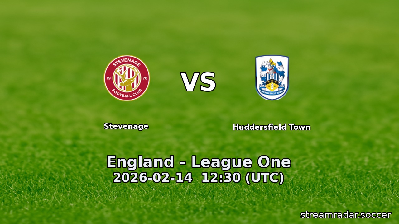 Stevenage vs Huddersfield Town