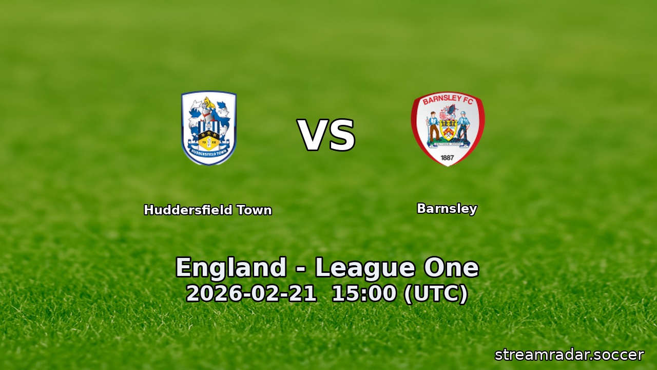 Huddersfield Town vs Barnsley