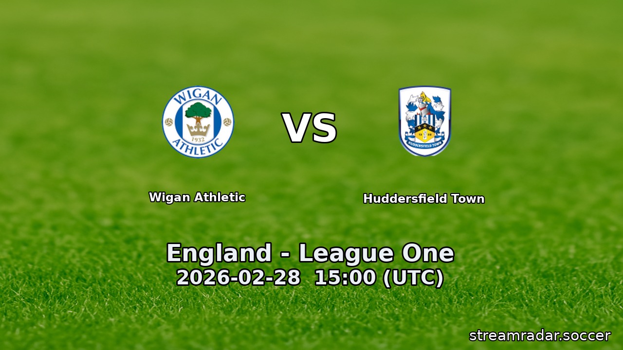 Wigan Athletic vs Huddersfield Town