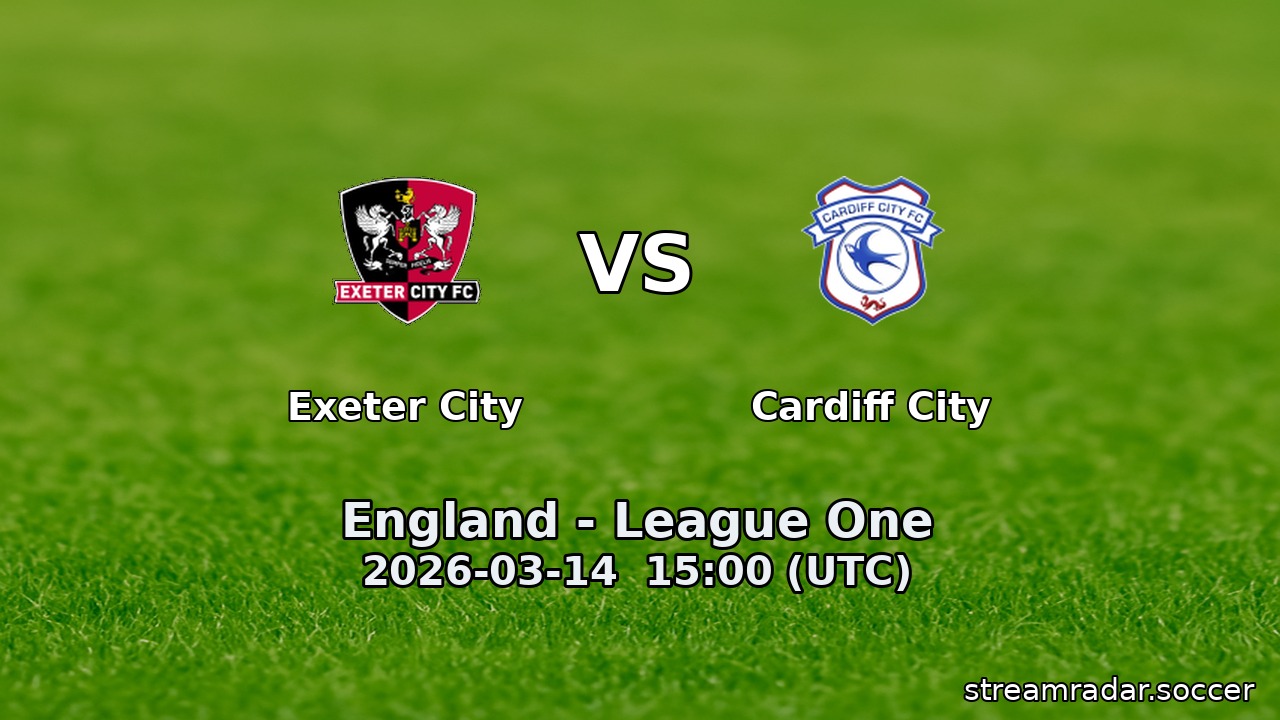 Exeter City vs Cardiff City