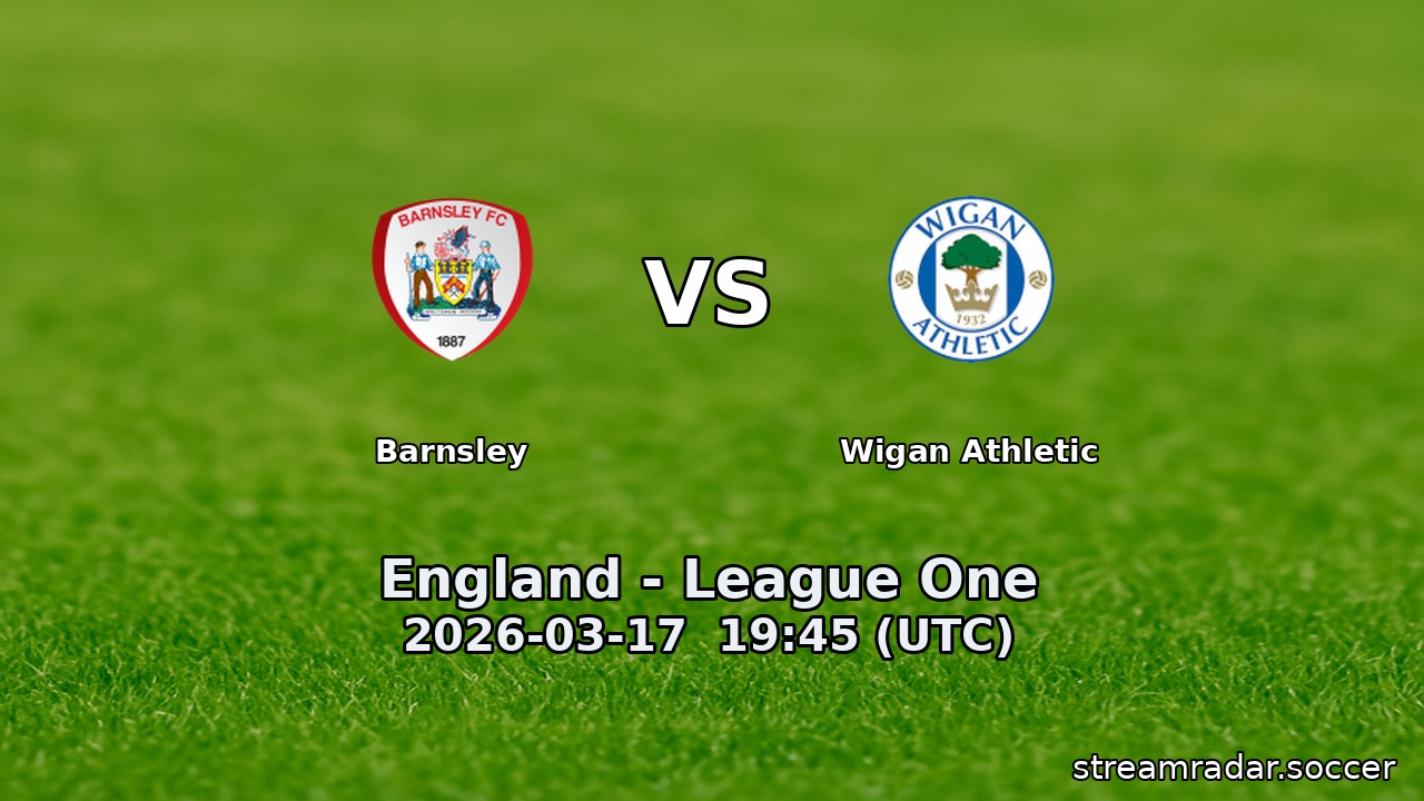 Barnsley vs Wigan Athletic