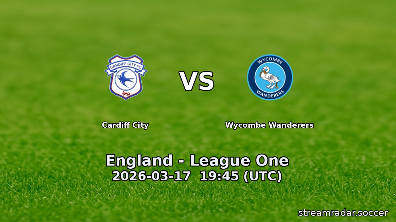 Cardiff City vs Wycombe Wanderers