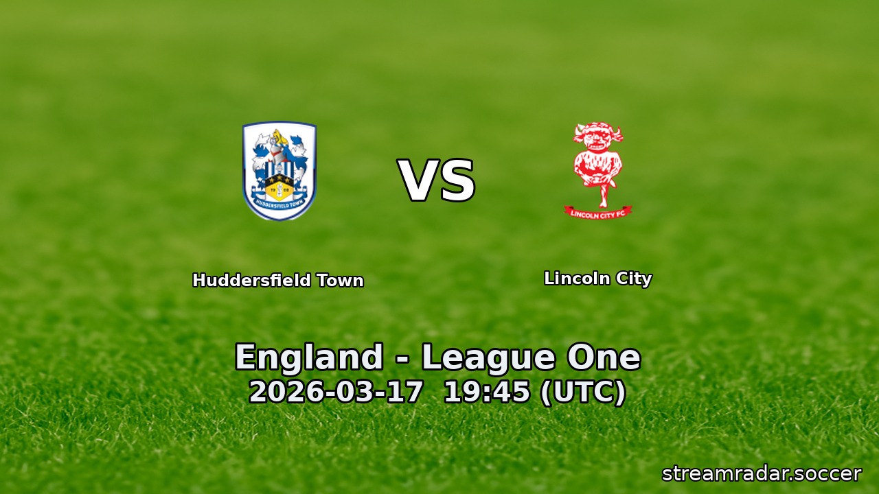 Huddersfield Town vs Lincoln City