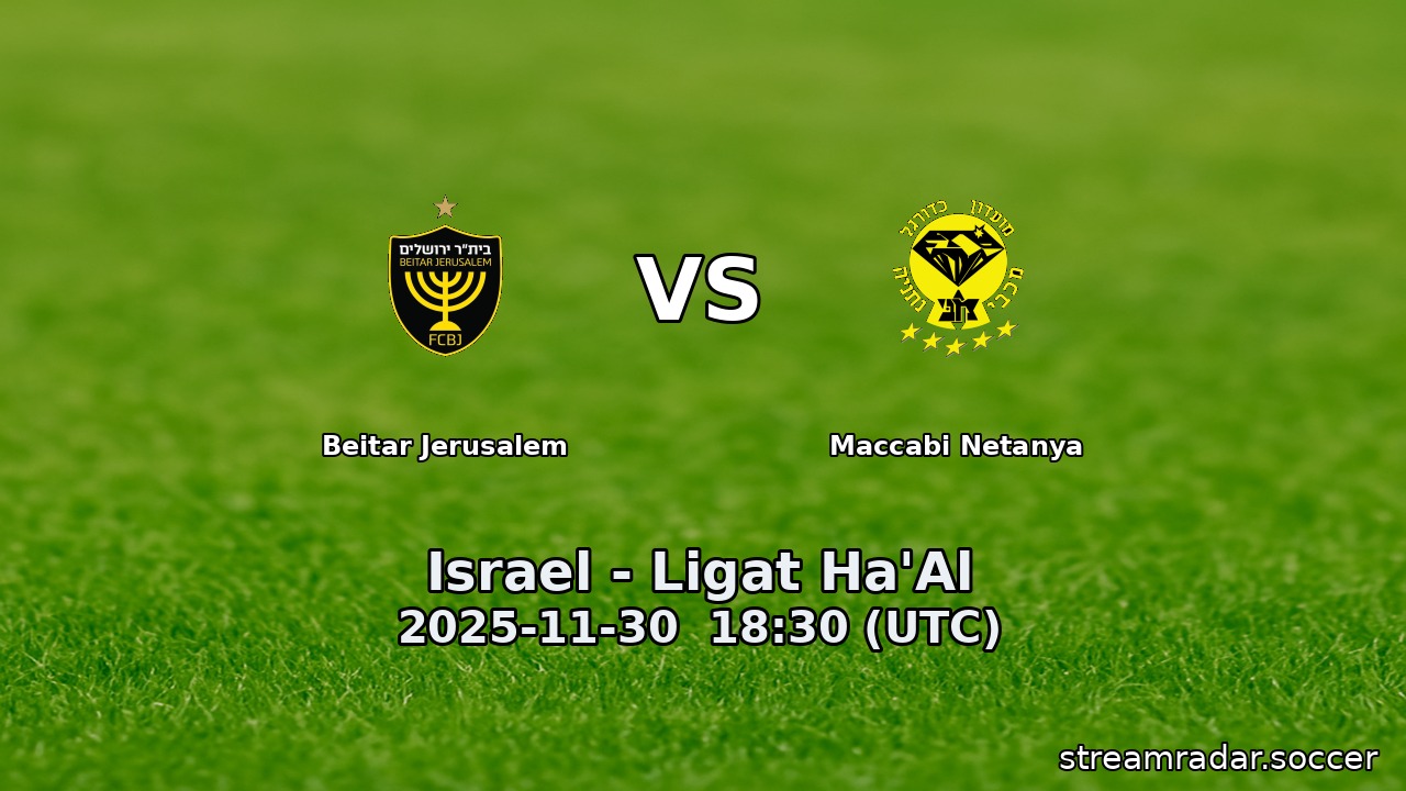 Beitar Jerusalem vs Maccabi Netanya