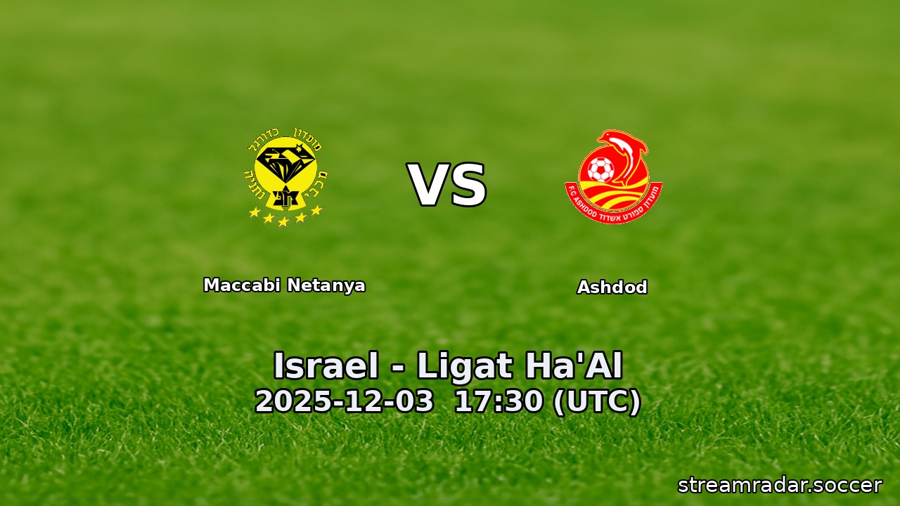 Maccabi Netanya vs Ashdod