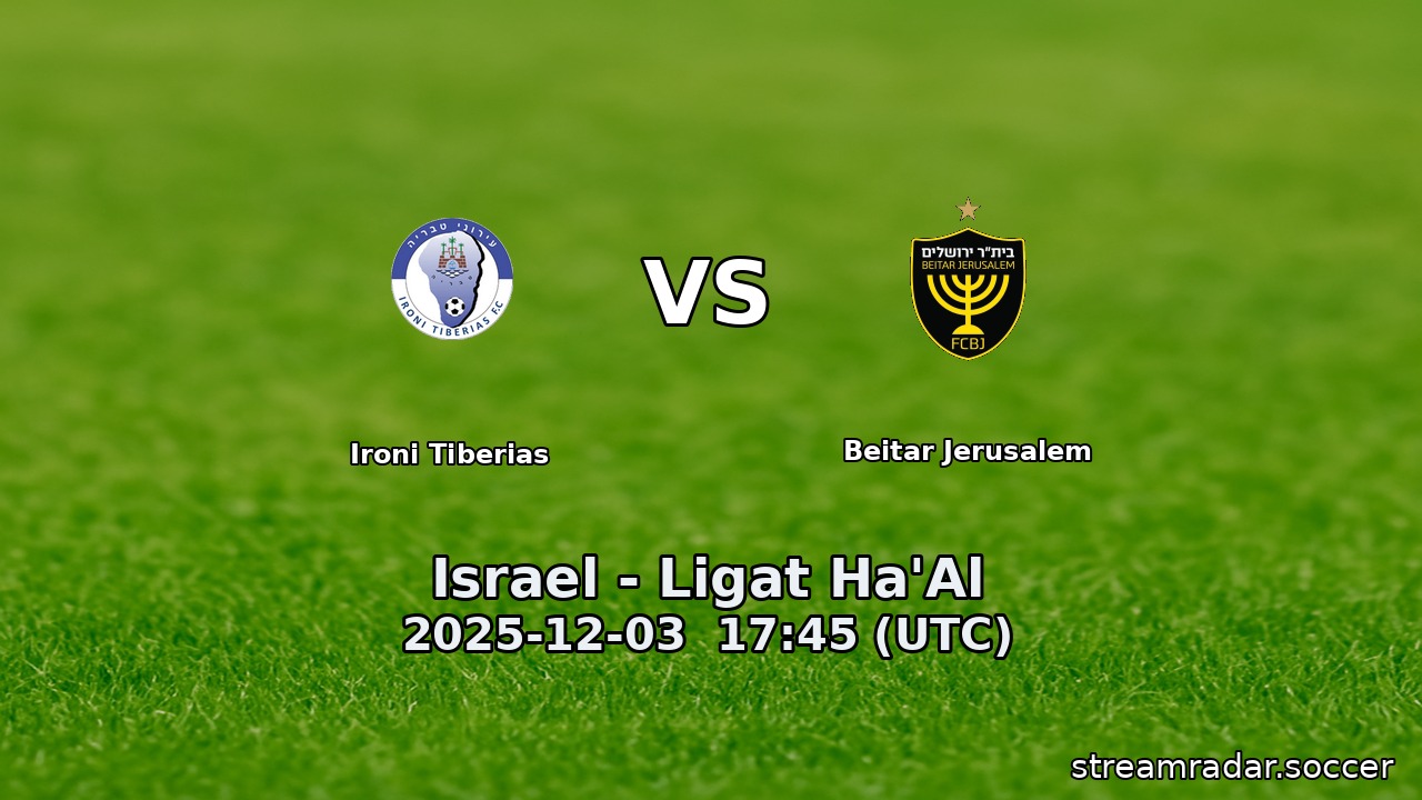 Ironi Tiberias vs Beitar Jerusalem