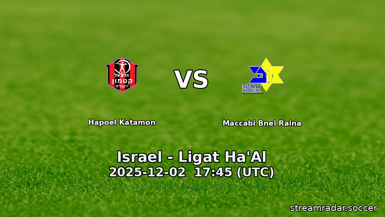 Hapoel Katamon vs Maccabi Bnei Raina