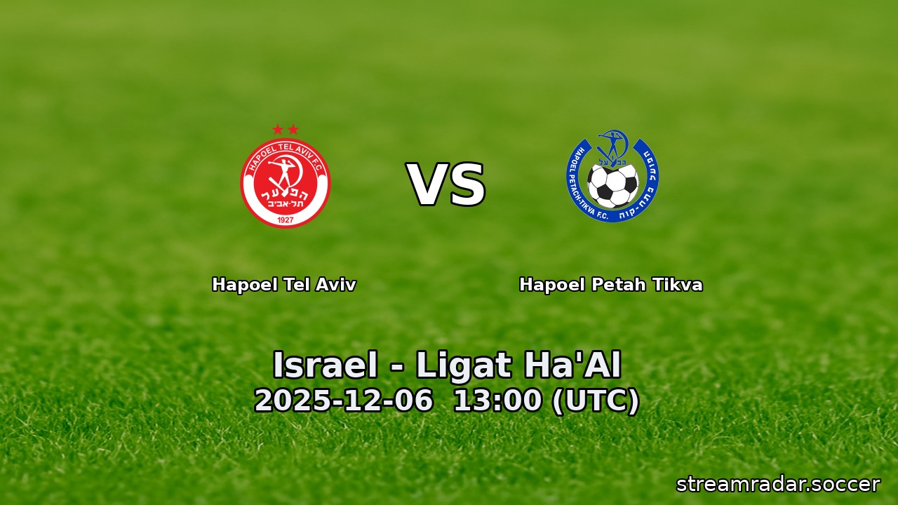Hapoel Tel Aviv vs Hapoel Petah Tikva