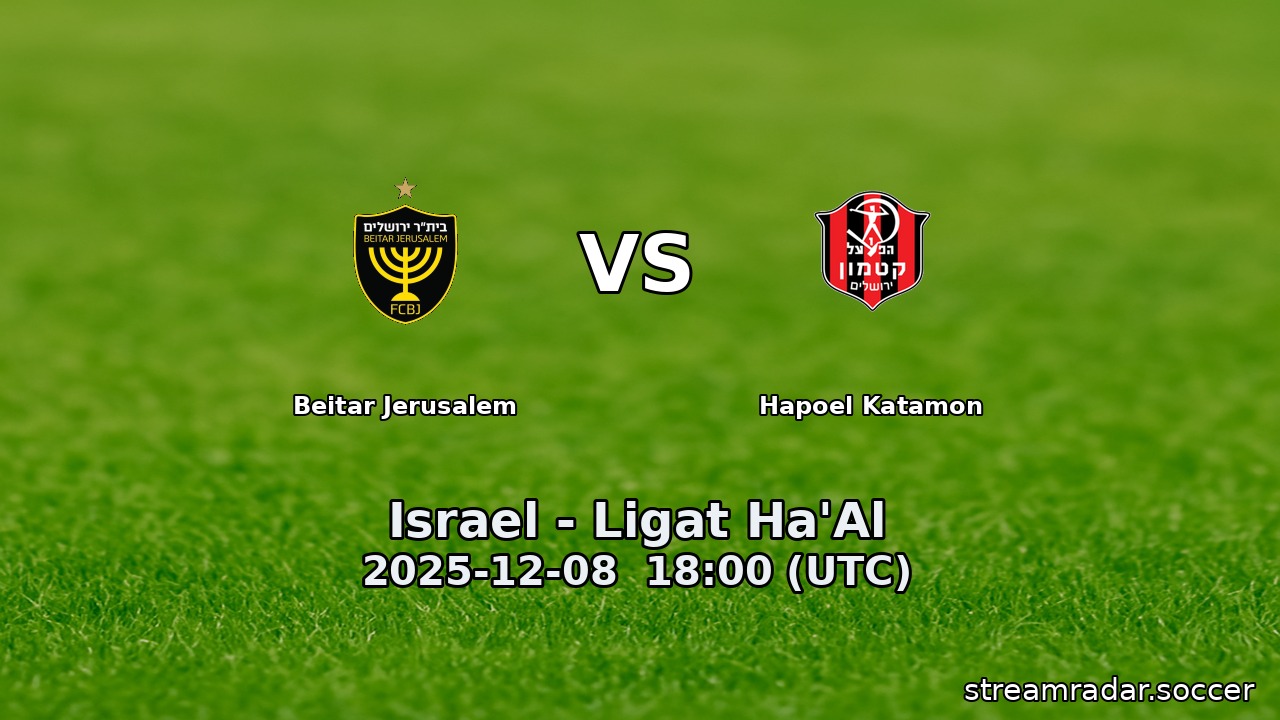 Beitar Jerusalem vs Hapoel Katamon
