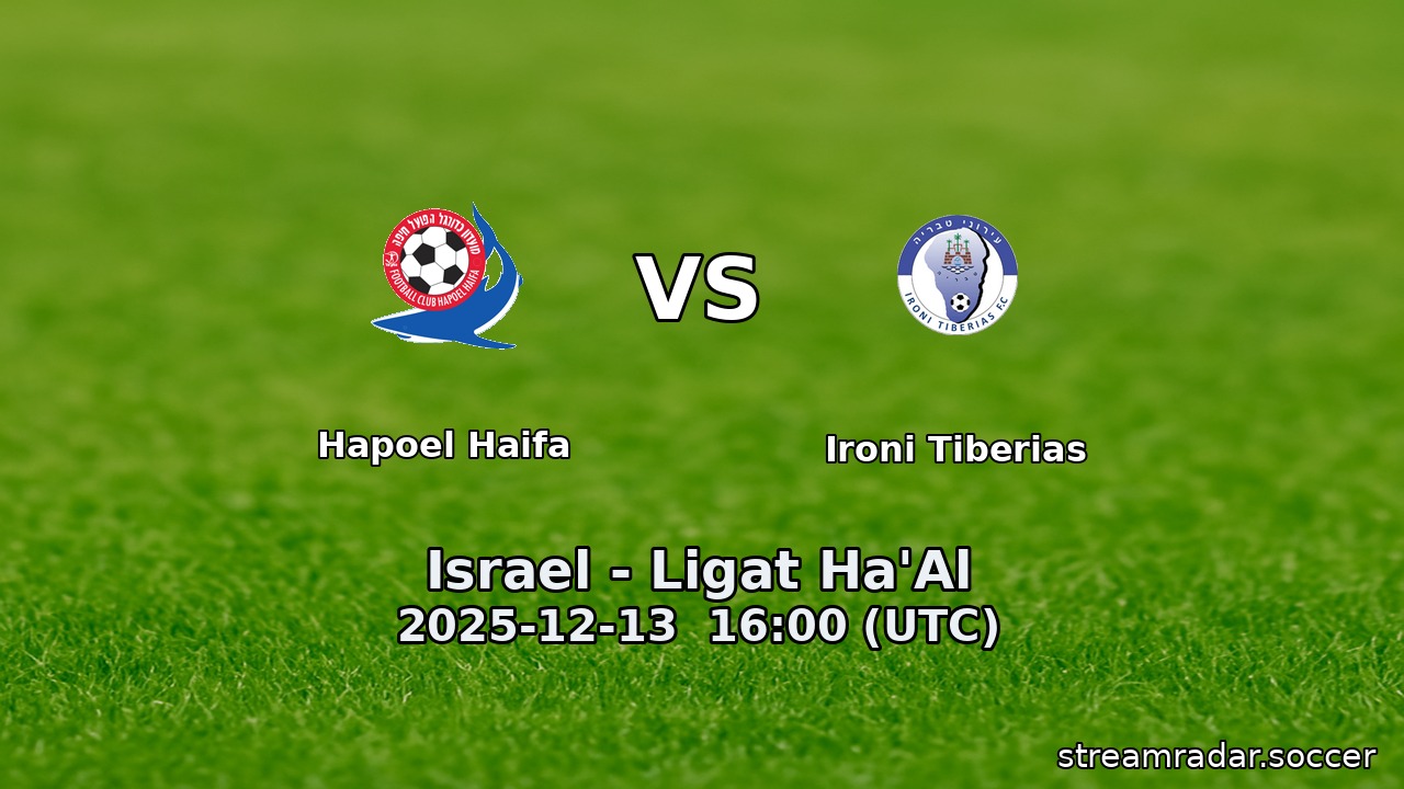 Hapoel Haifa vs Ironi Tiberias