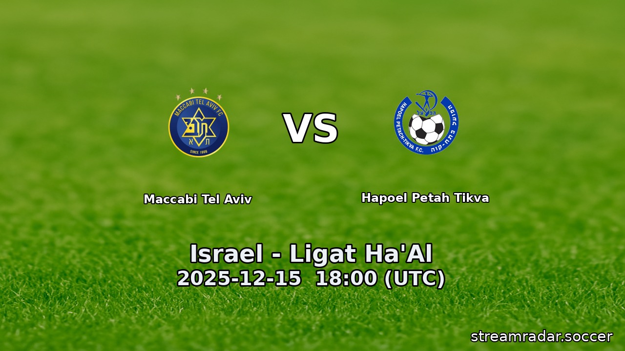 Maccabi Tel Aviv vs Hapoel Petah Tikva