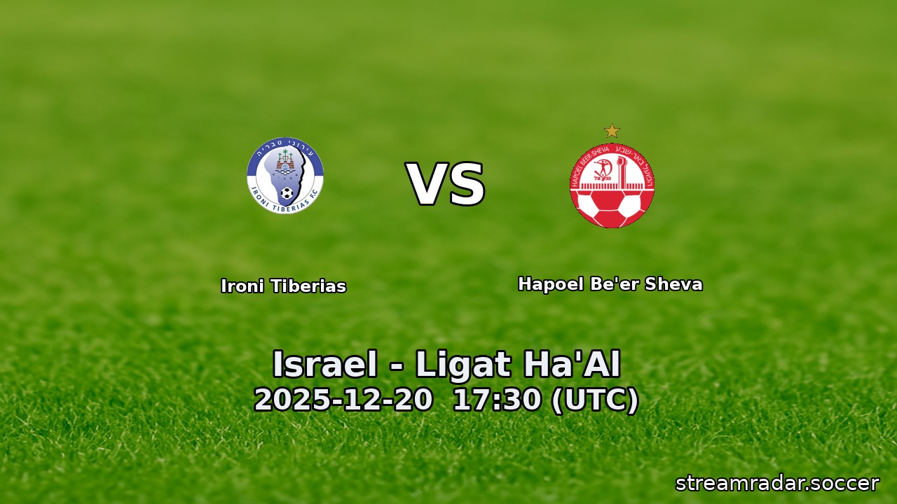 Ironi Tiberias vs Hapoel Be'er Sheva