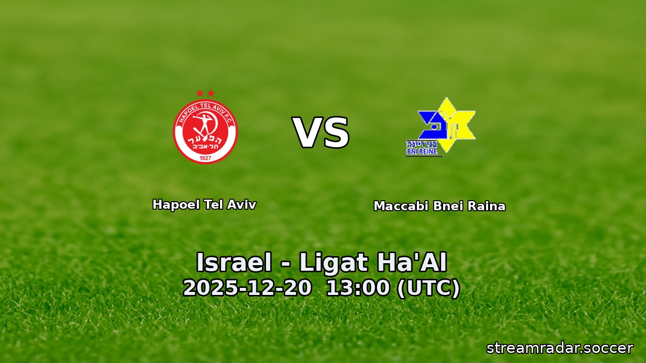 Hapoel Tel Aviv vs Maccabi Bnei Raina