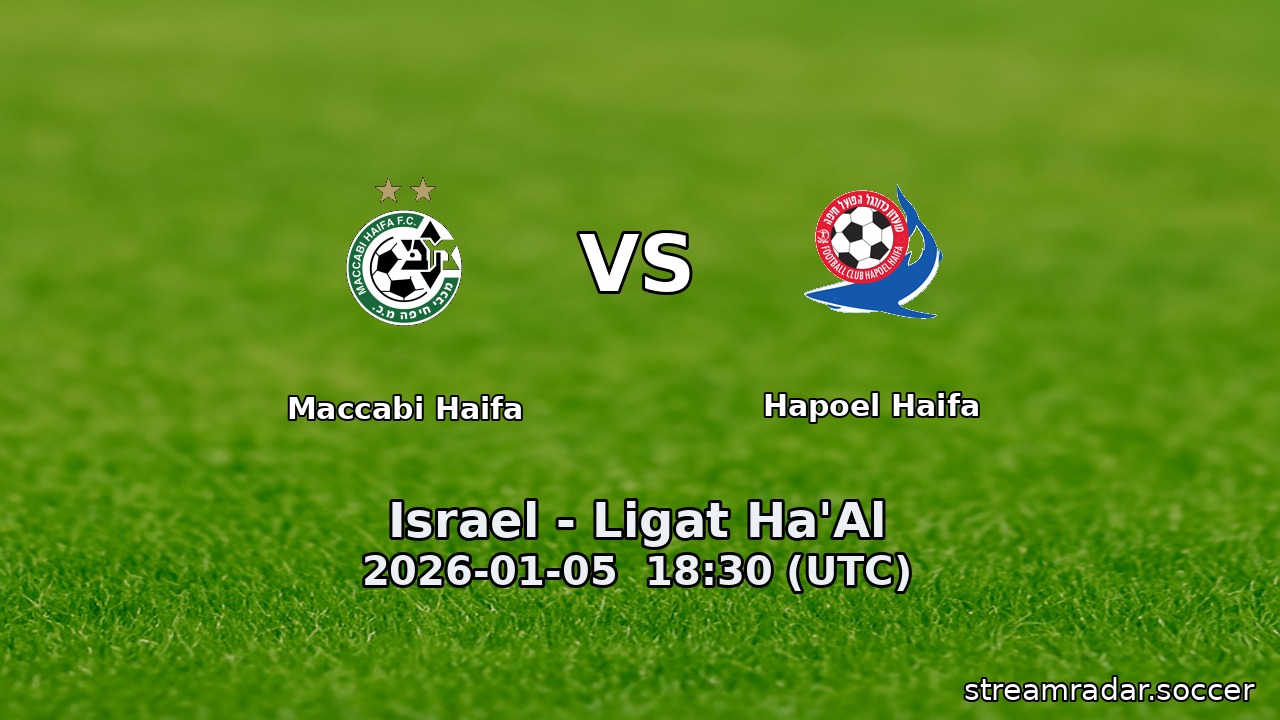 Maccabi Haifa vs Hapoel Haifa