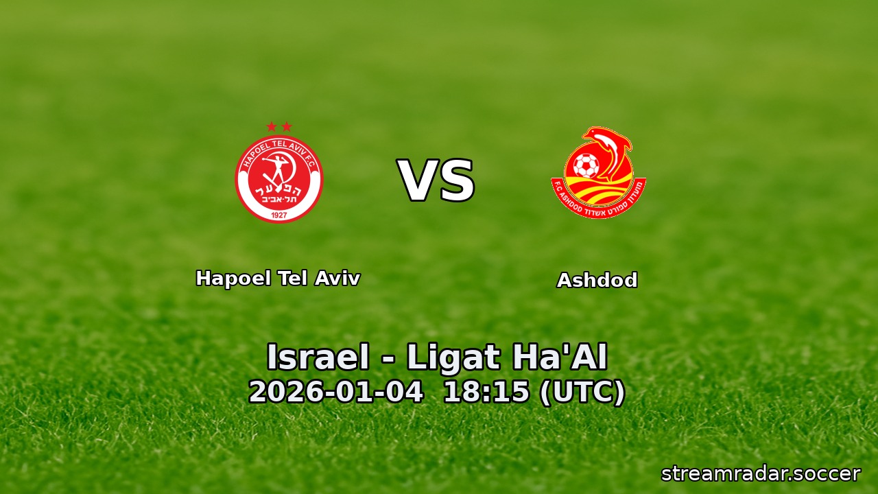 Hapoel Tel Aviv vs Ashdod