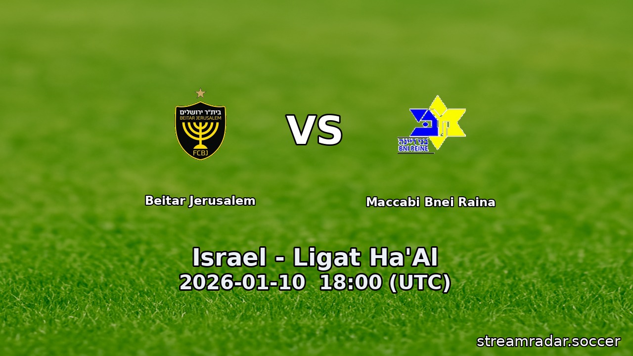 Beitar Jerusalem vs Maccabi Bnei Raina