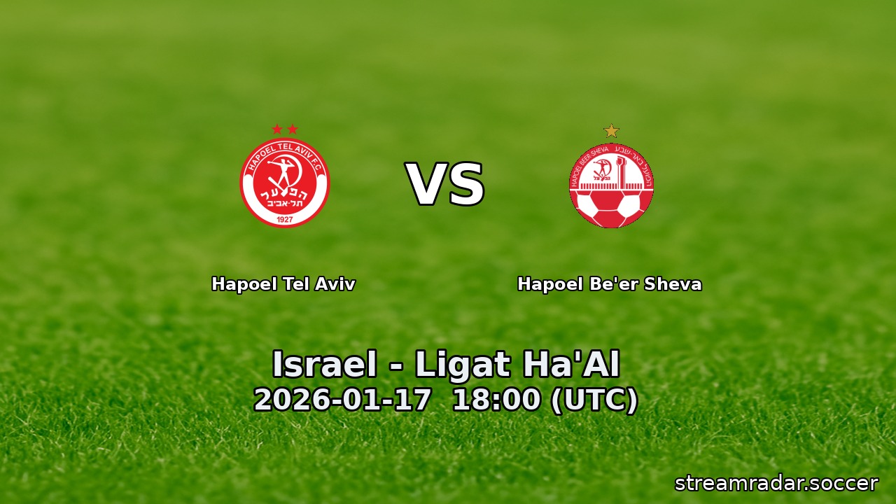 Hapoel Tel Aviv vs Hapoel Be'er Sheva