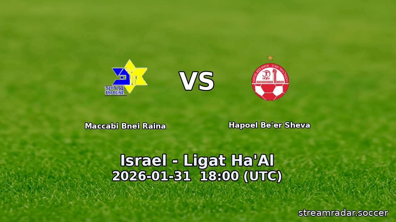 Maccabi Bnei Raina vs Hapoel Be'er Sheva