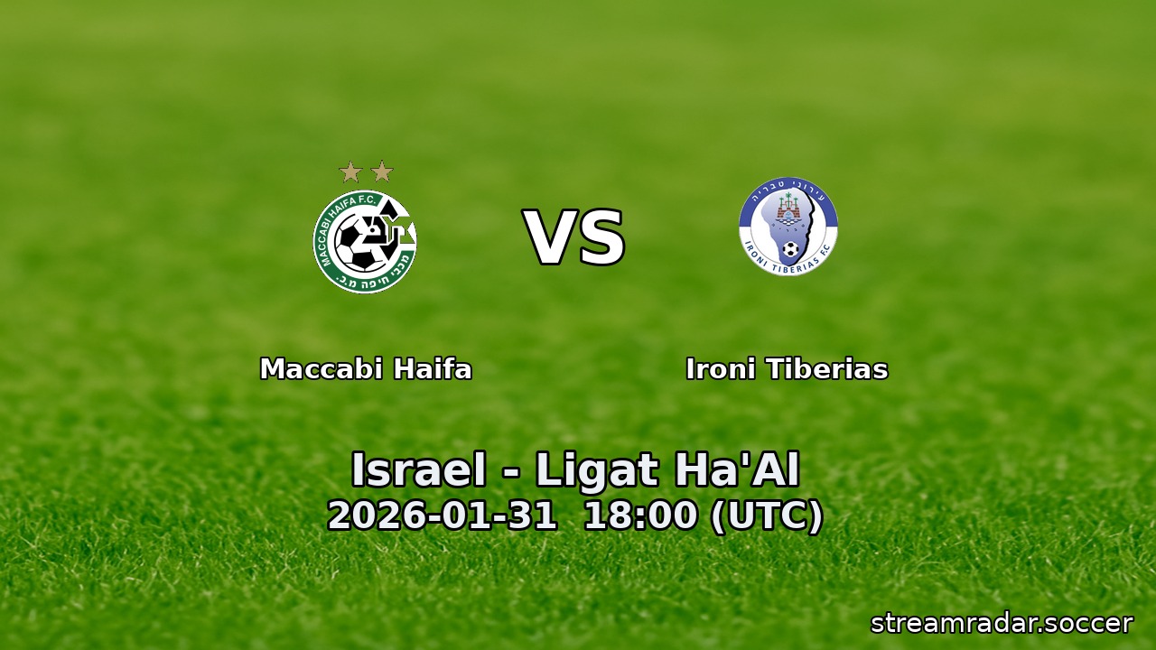 Maccabi Haifa vs Ironi Tiberias