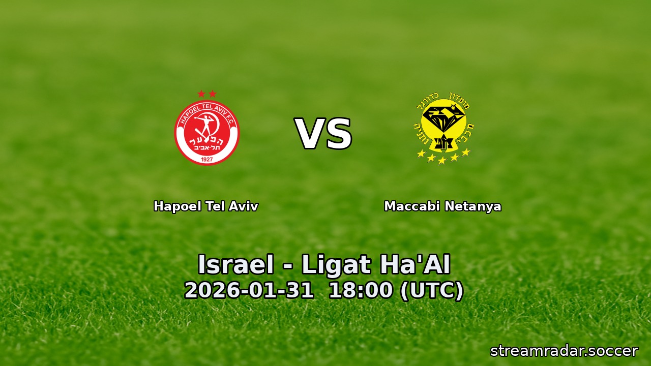 Hapoel Tel Aviv vs Maccabi Netanya