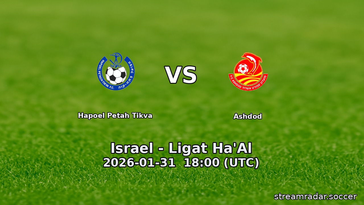 Hapoel Petah Tikva vs Ashdod