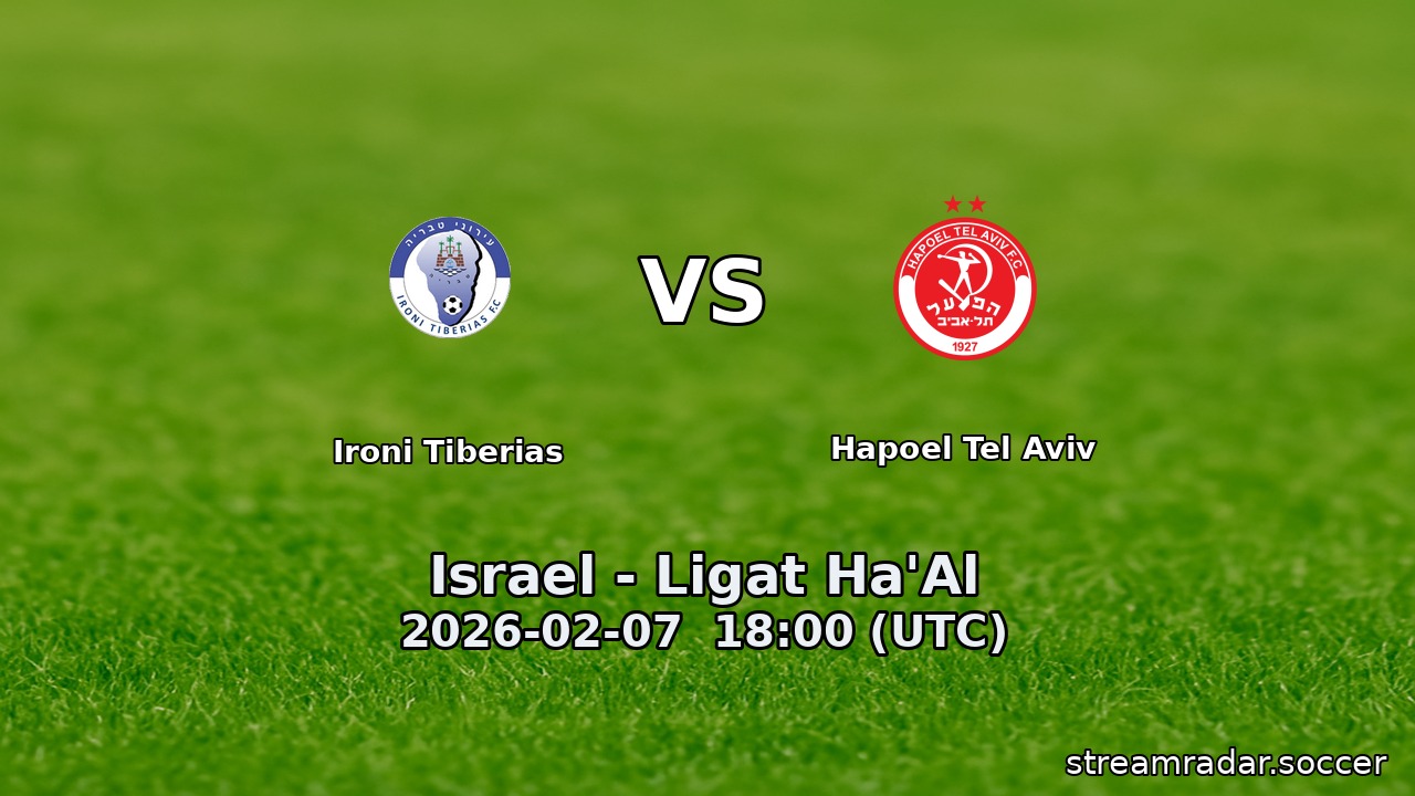 Ironi Tiberias vs Hapoel Tel Aviv