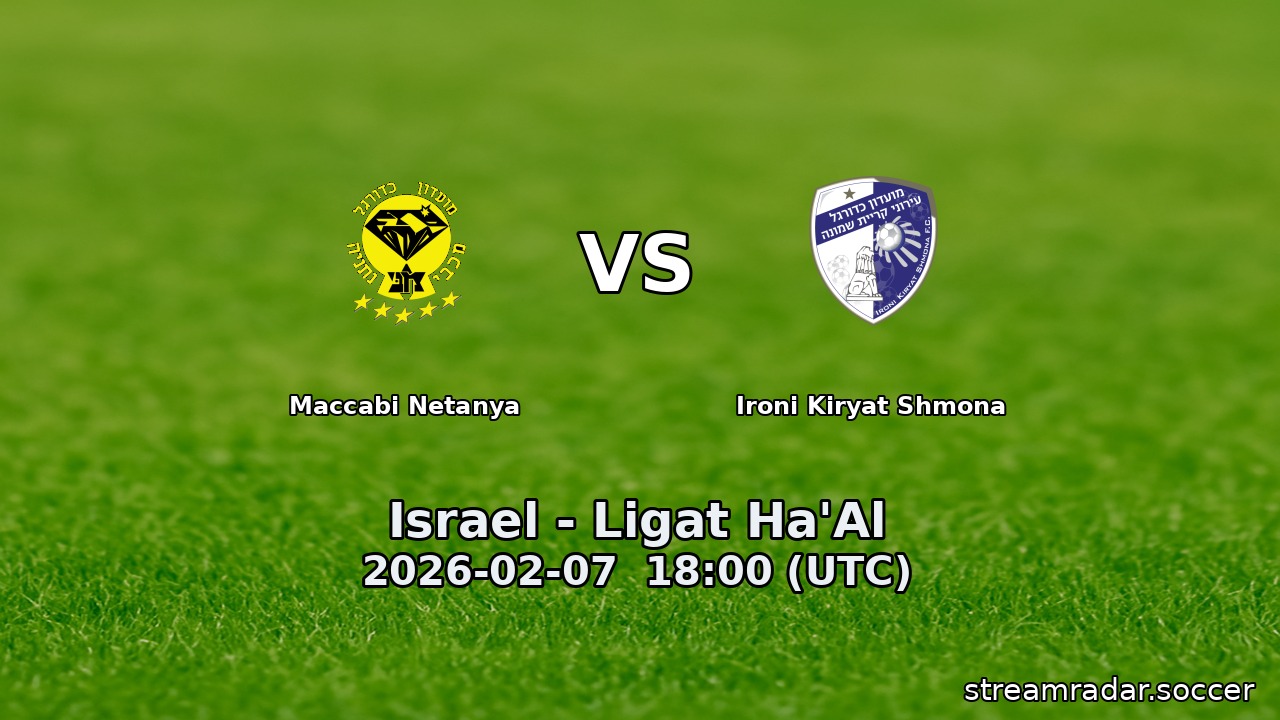 Maccabi Netanya vs Ironi Kiryat Shmona
