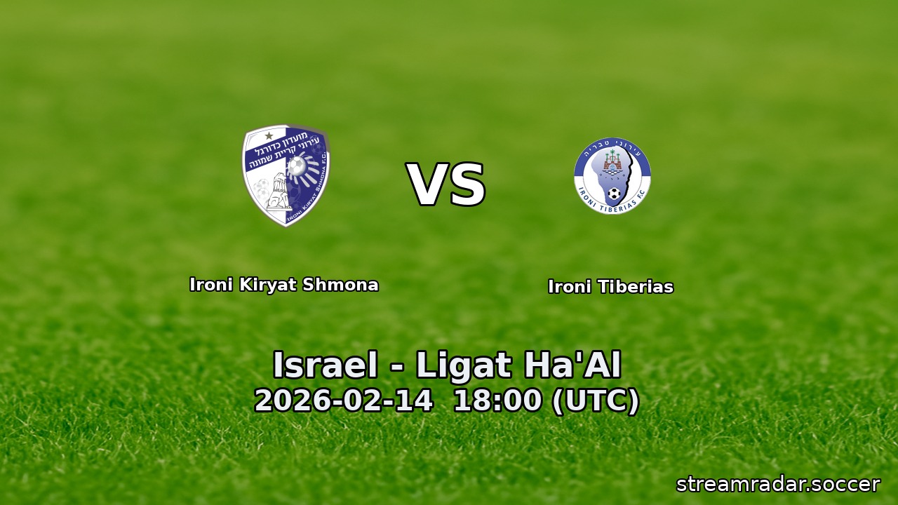 Ironi Kiryat Shmona vs Ironi Tiberias