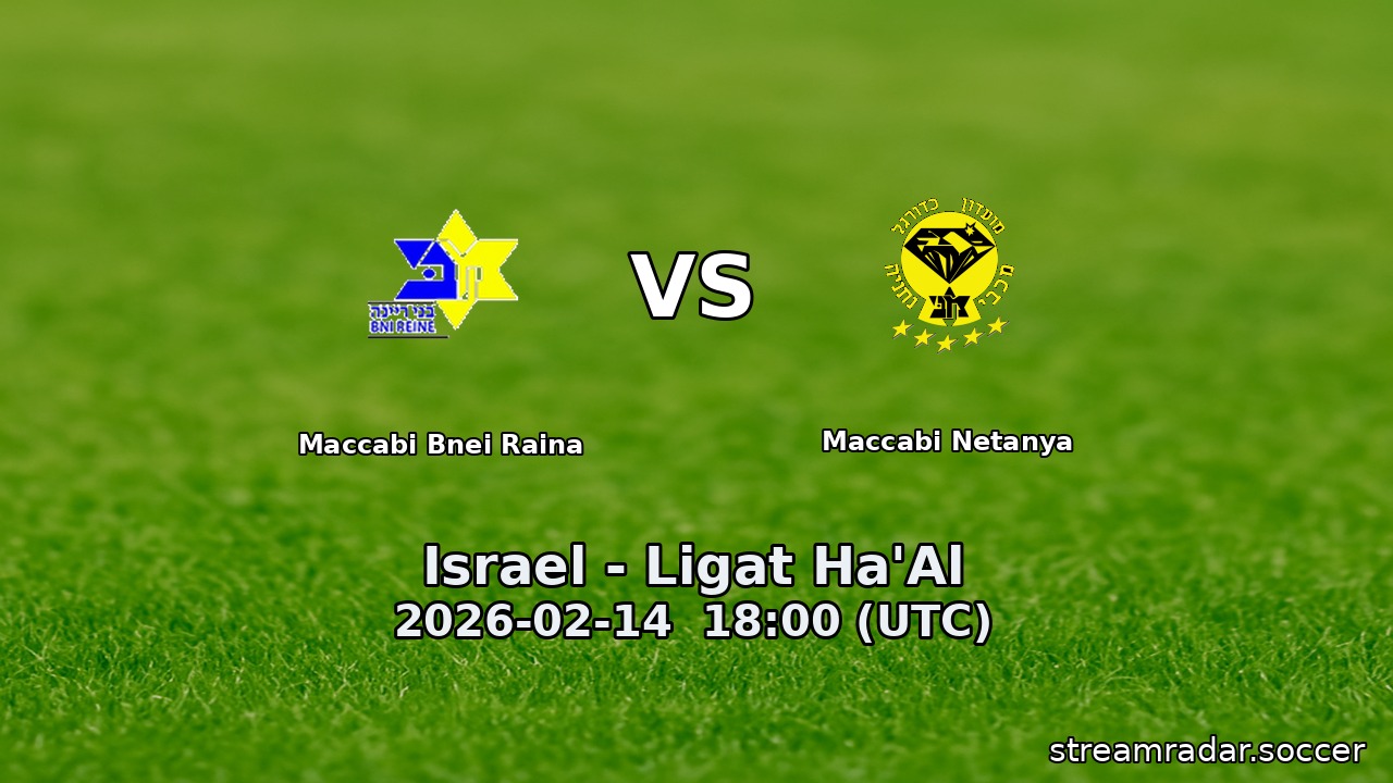 Maccabi Bnei Raina vs Maccabi Netanya