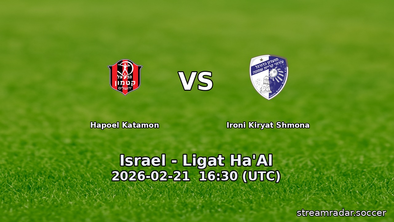 Hapoel Katamon vs Ironi Kiryat Shmona