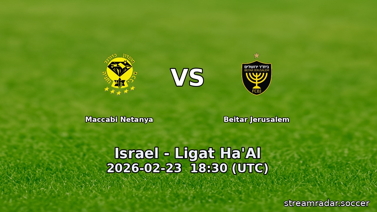 Maccabi Netanya vs Beitar Jerusalem