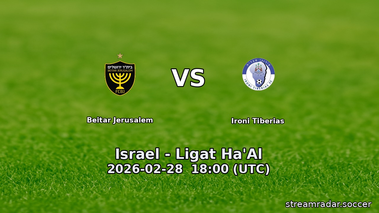 Beitar Jerusalem vs Ironi Tiberias