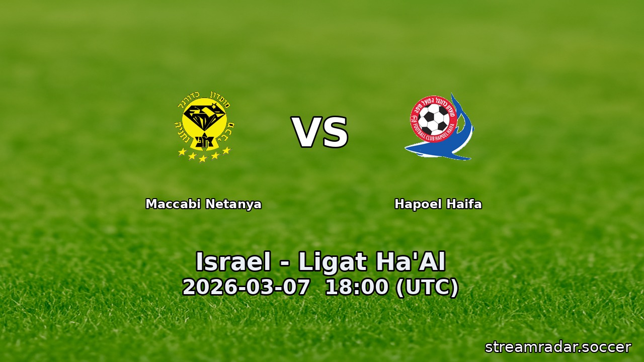Maccabi Netanya vs Hapoel Haifa