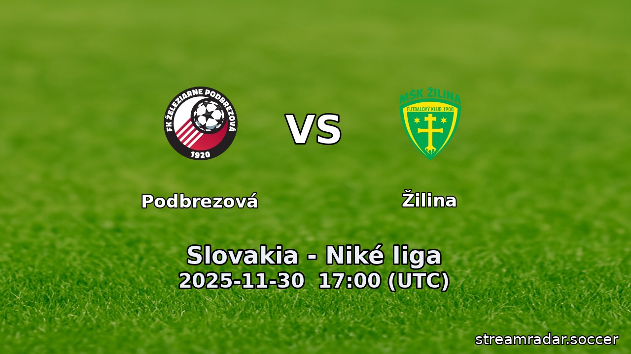 Podbrezová vs Žilina