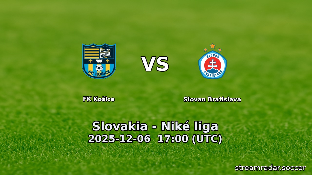 FK Košice vs Slovan Bratislava