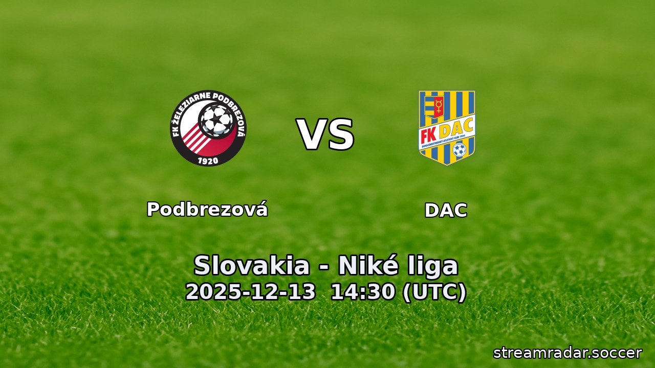 Podbrezová vs DAC