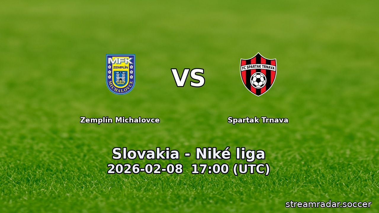 Zemplín Michalovce vs Spartak Trnava