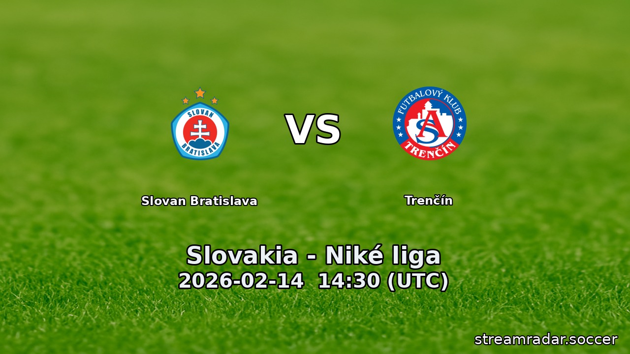 Slovan Bratislava vs Trenčín