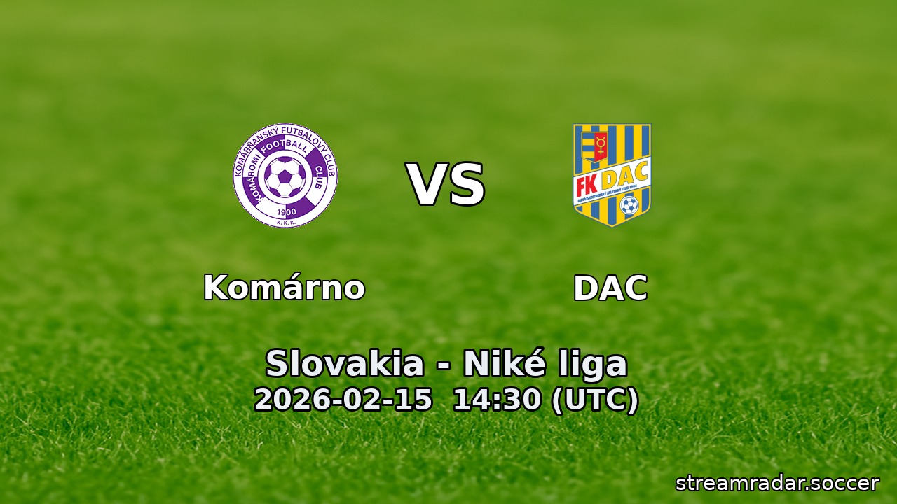 Komárno vs DAC