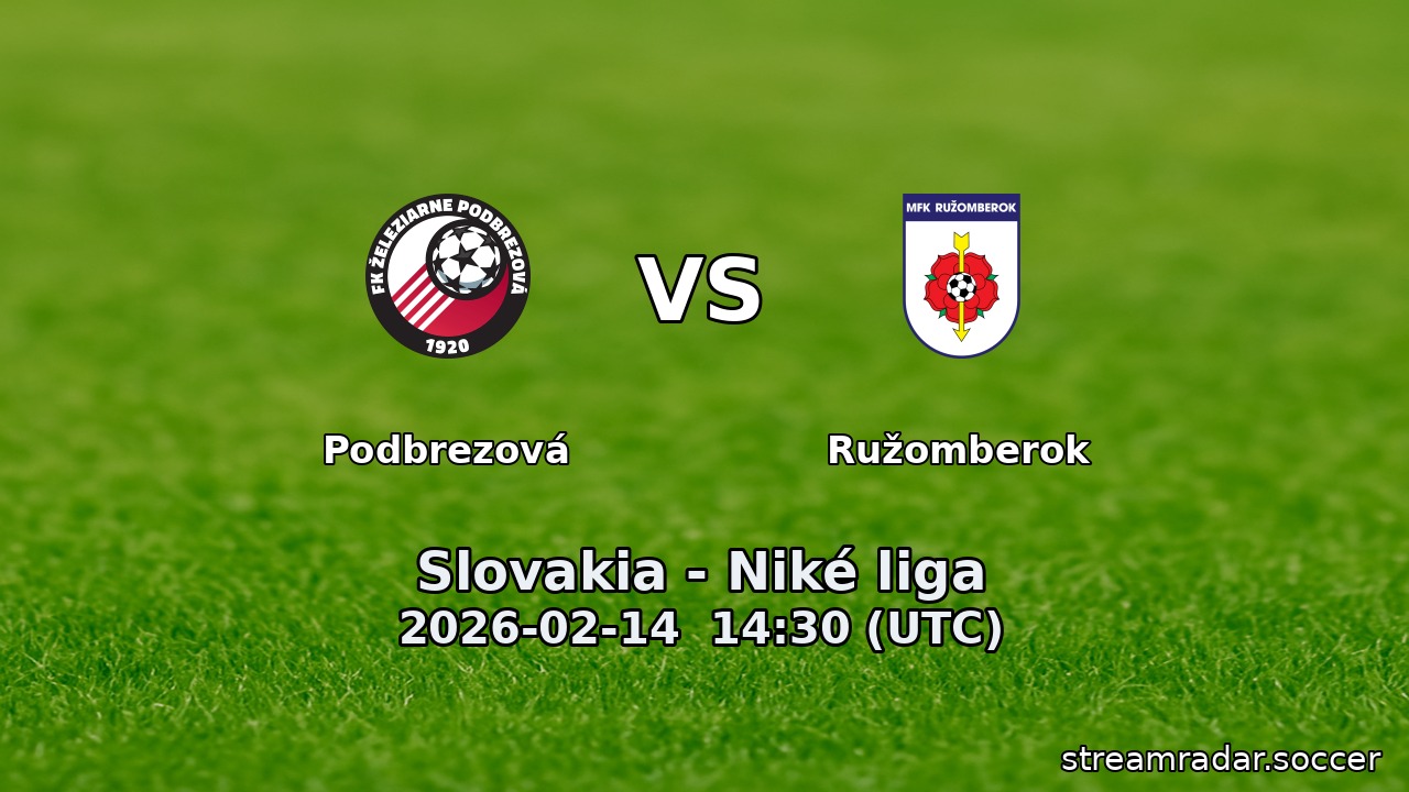 Podbrezová vs Ružomberok