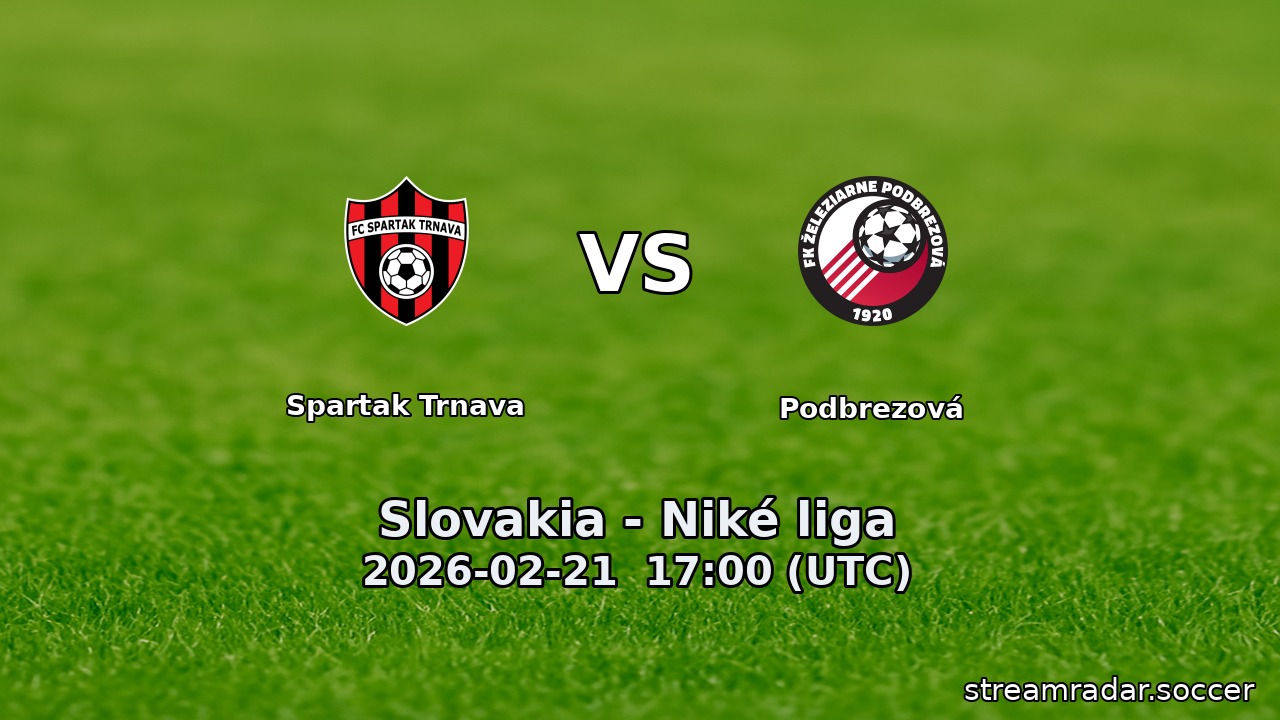 Spartak Trnava vs Podbrezová