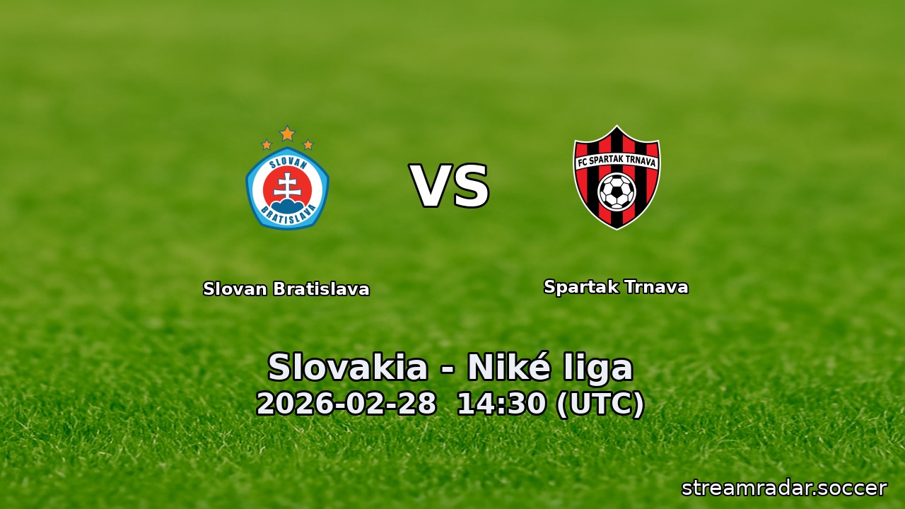 Slovan Bratislava vs Spartak Trnava