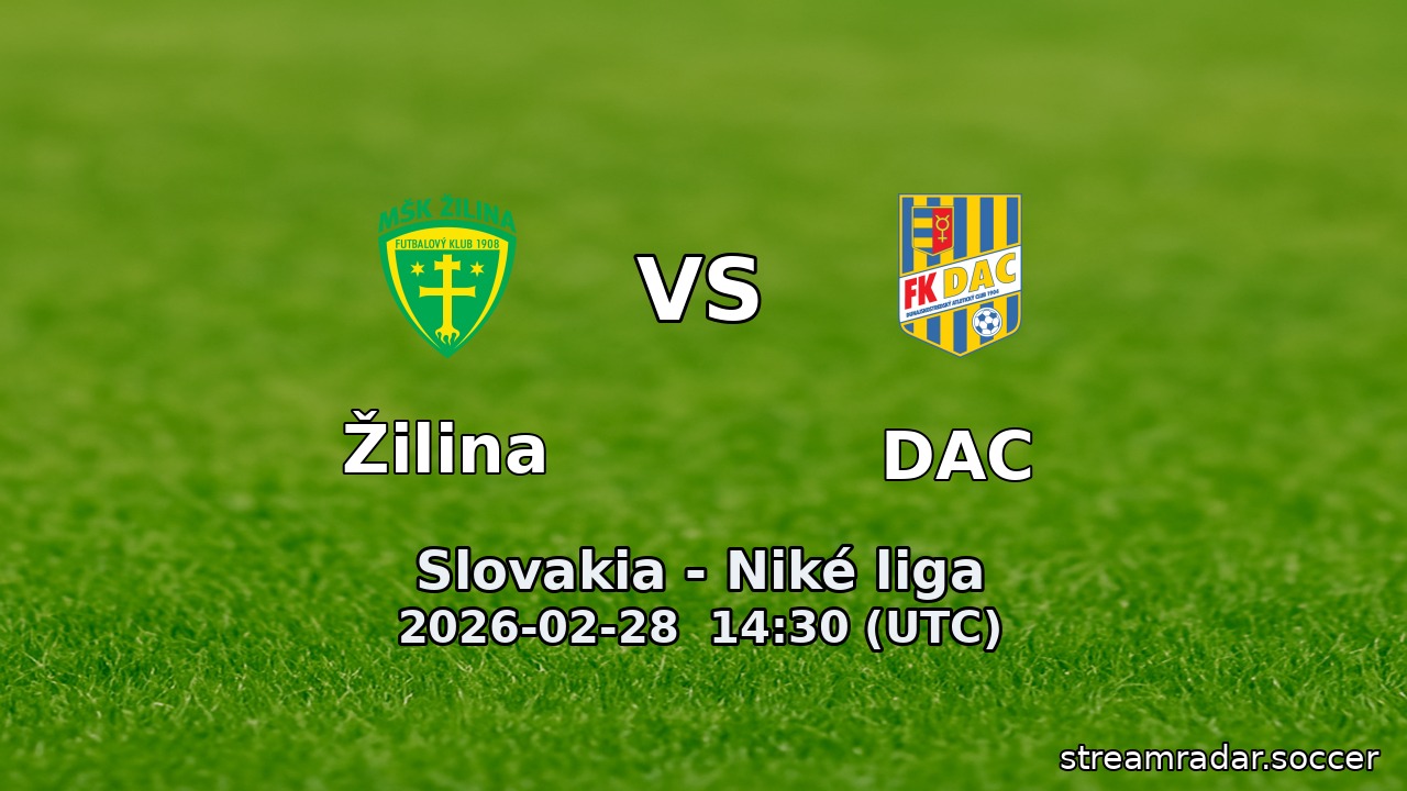 Žilina vs DAC