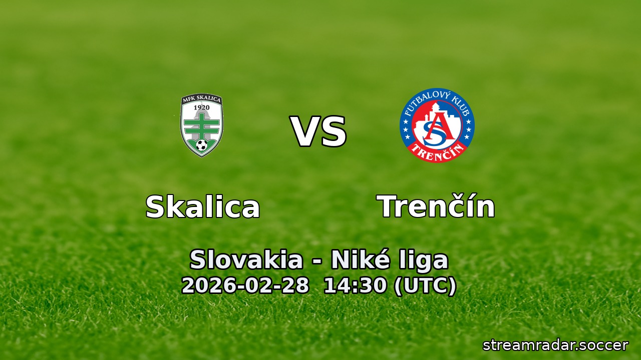 Skalica vs Trenčín