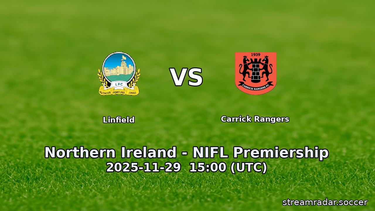 Linfield vs Carrick Rangers