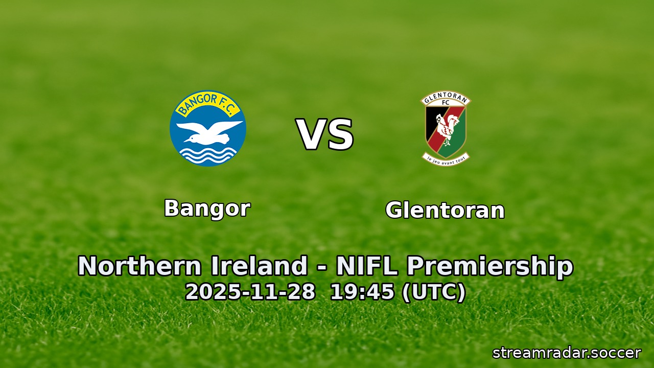 Bangor vs Glentoran