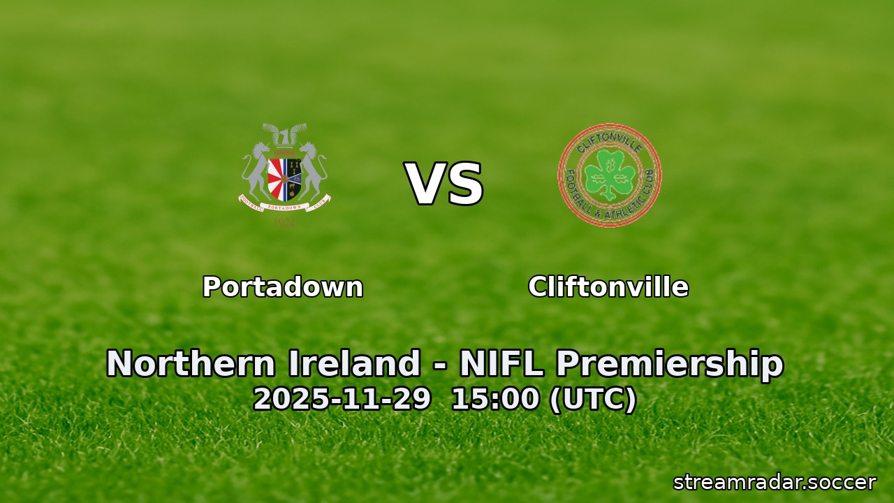 Portadown vs Cliftonville