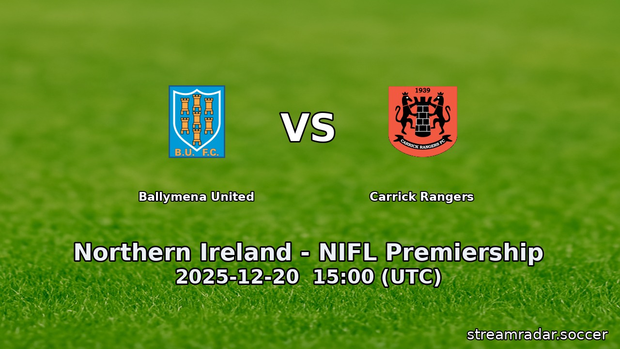 Ballymena United vs Carrick Rangers