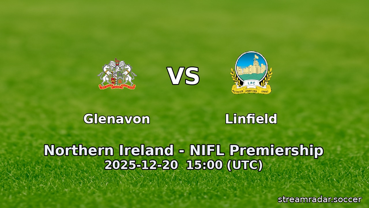 Glenavon vs Linfield